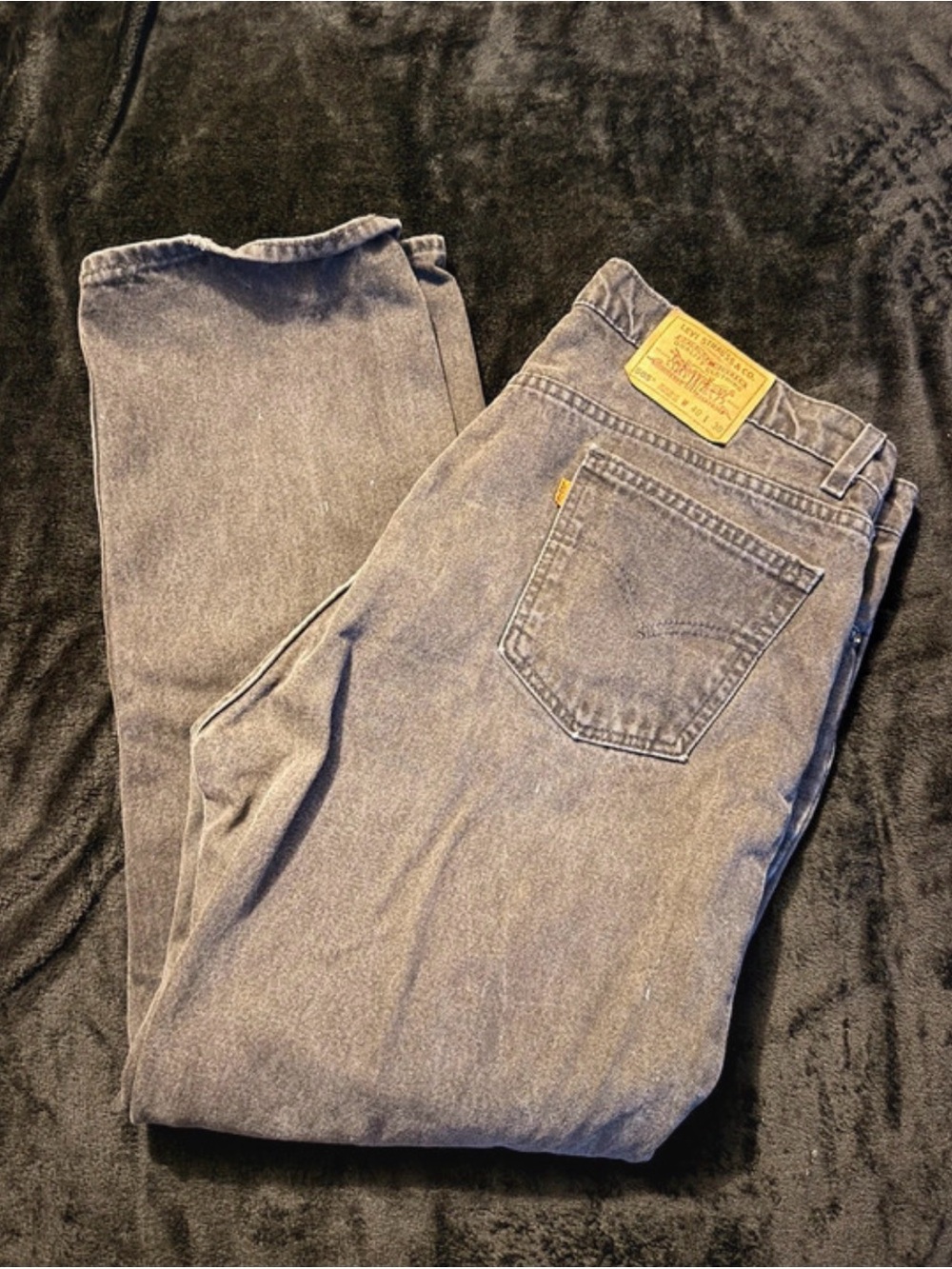 Levi's Relaxed Fit Men's Washed Gray Jeans